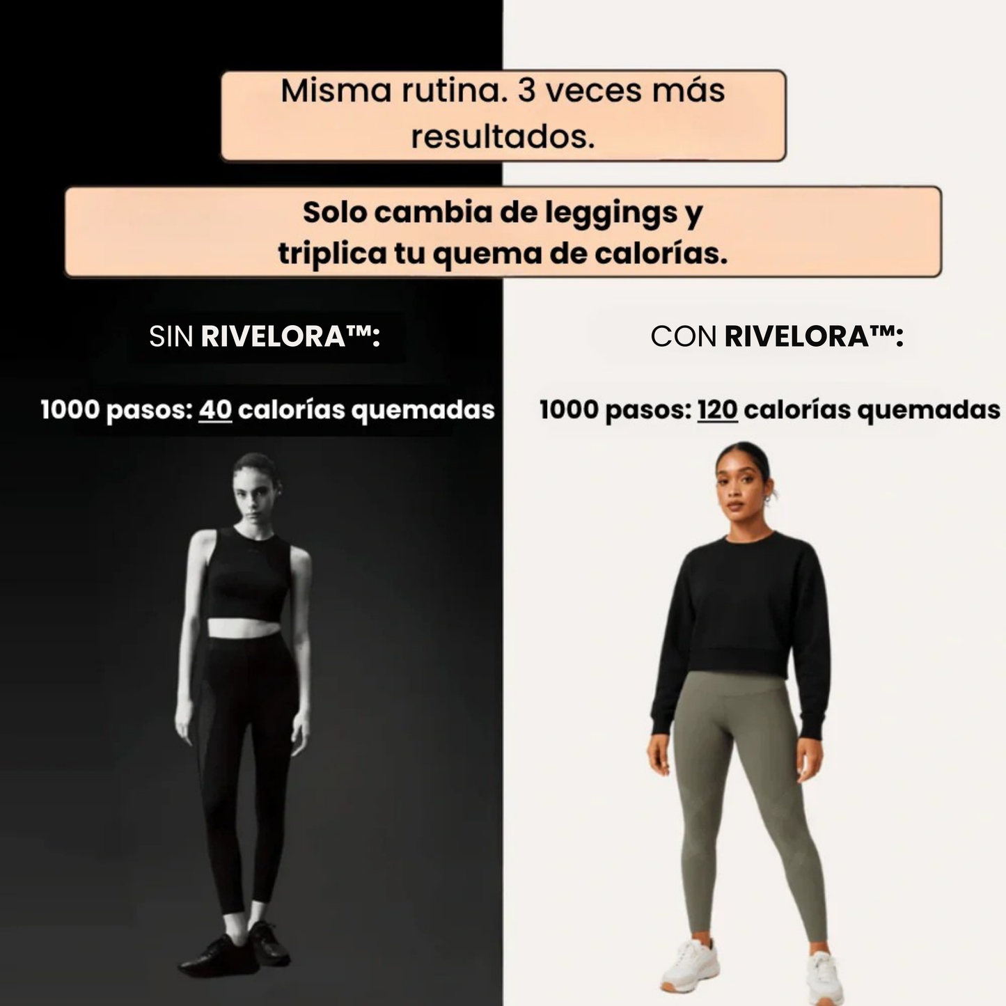Legging 3D Rivelora™ - Reduce la celulitis en 30 días